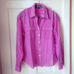 Lauren Ralph Lauren light weight cotton shirt.